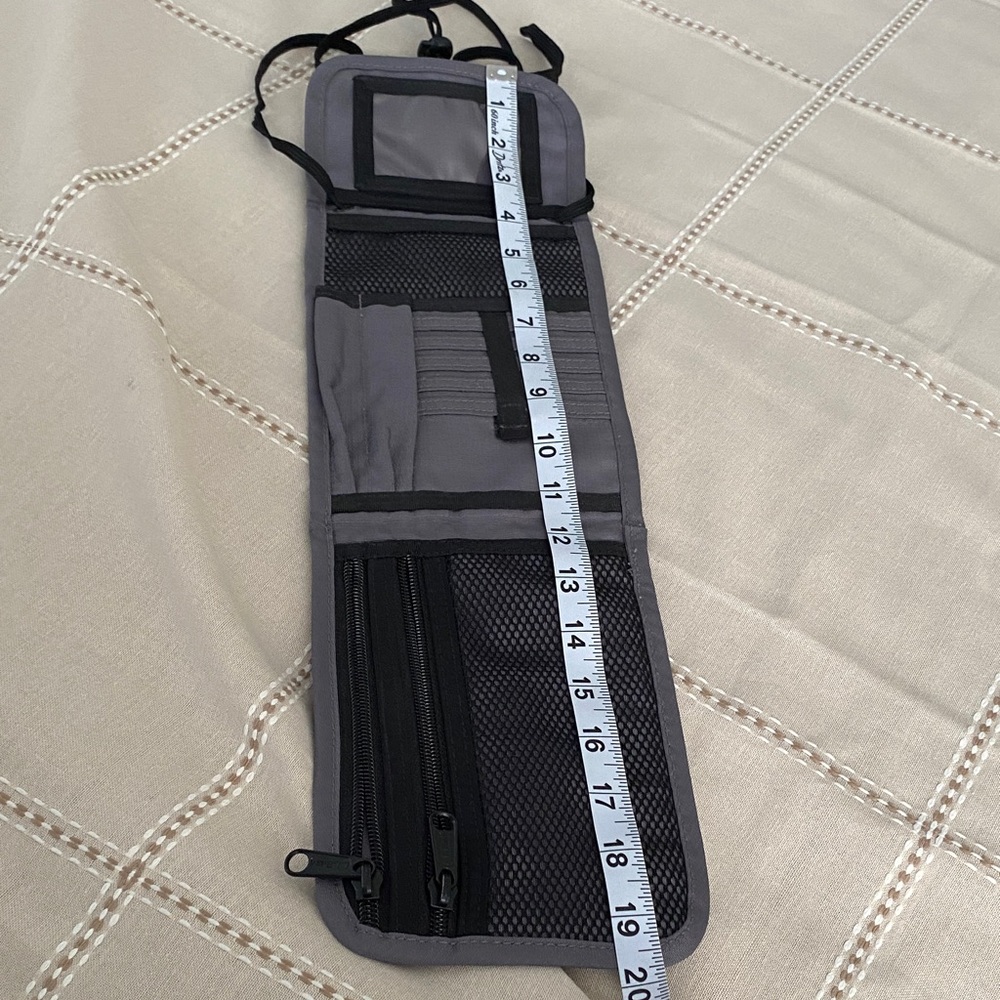L.L. Bean Charcoal Belt Bag with Black Strap - Picture 10 of 14